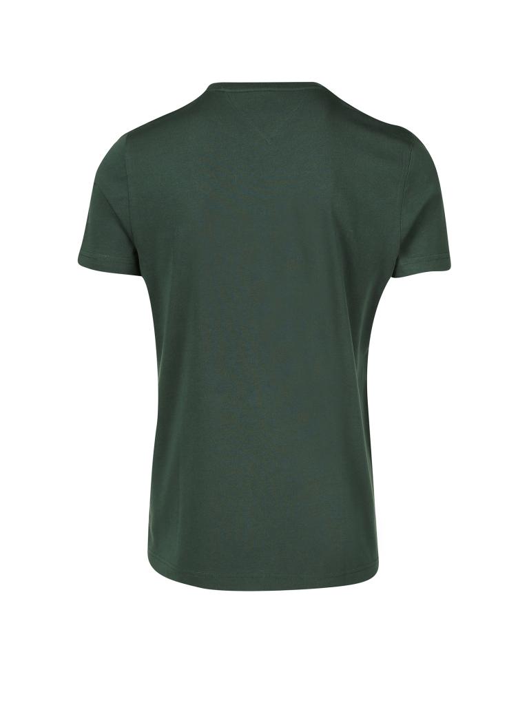 TOMMY HILFIGER | T Shirt Regular Fit  | grün