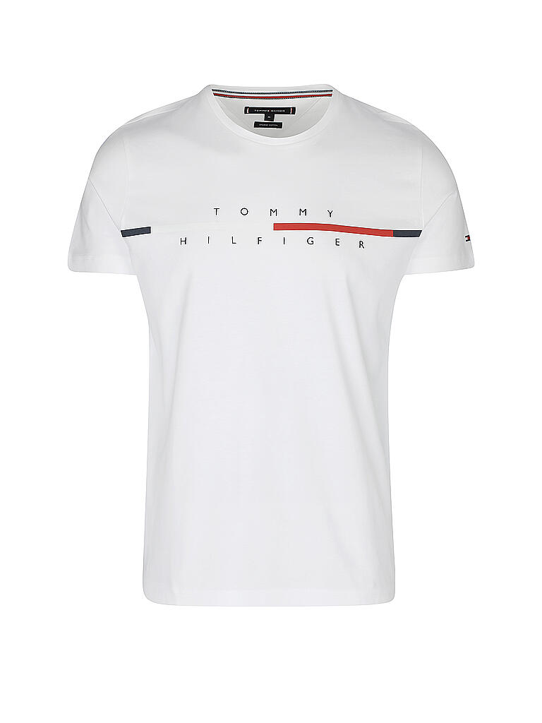 TOMMY HILFIGER | T-Shirt  | weiß