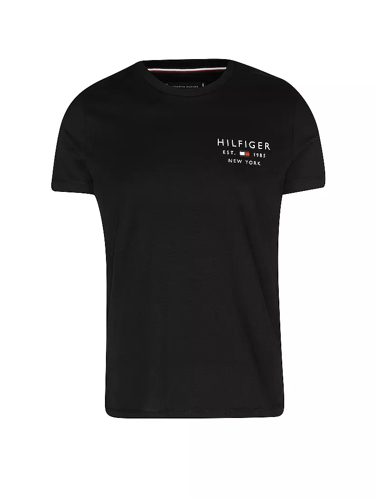 TOMMY HILFIGER | T-Shirt  | schwarz