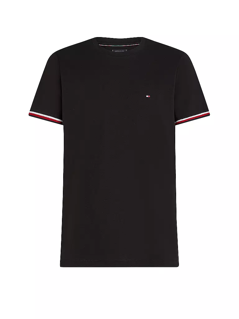 TOMMY HILFIGER | T-Shirt  | schwarz