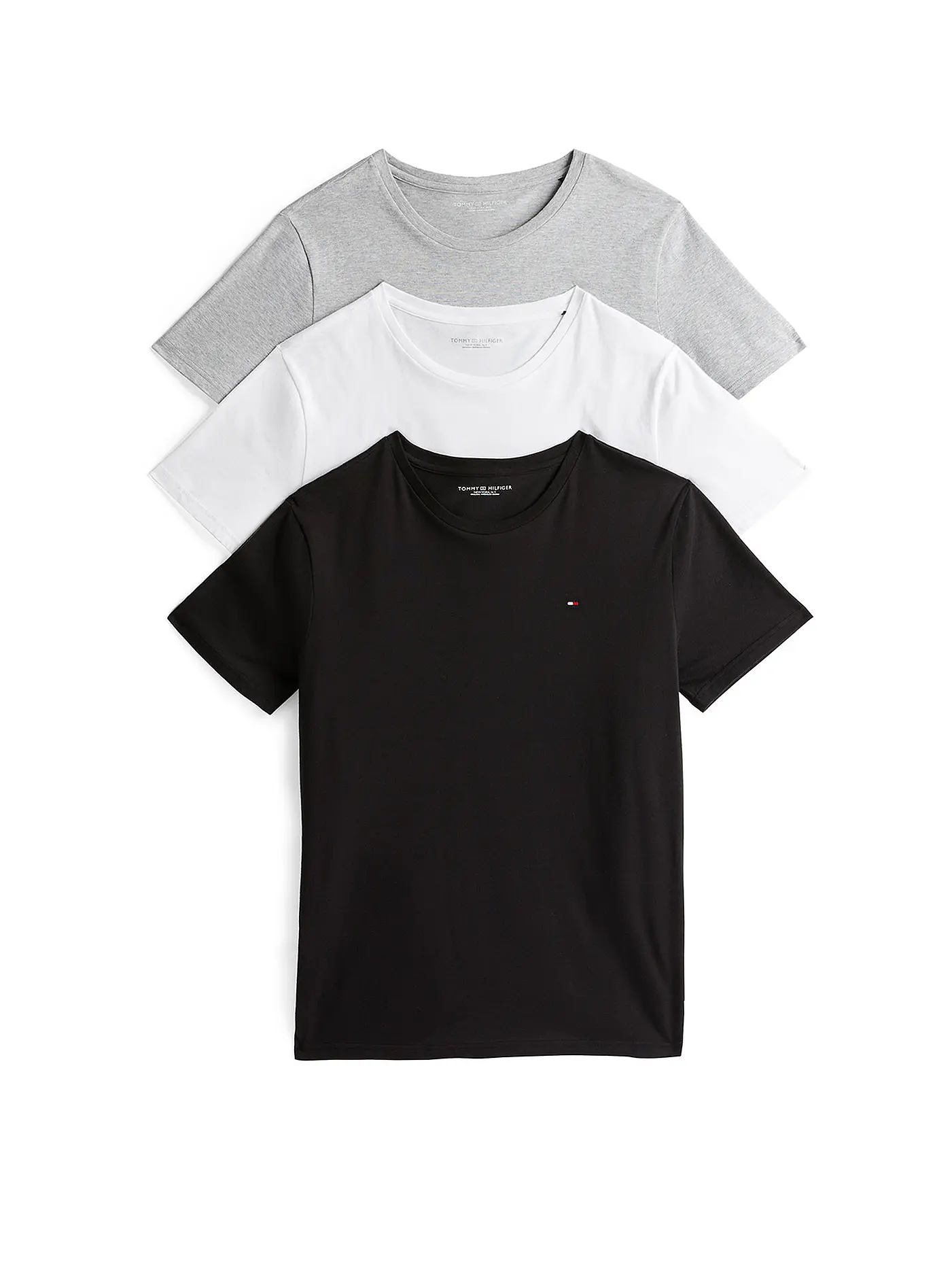 TOMMY HILFIGER | T-Shirt 3er Pkg | weiss