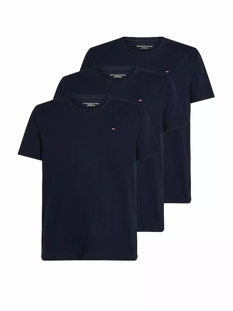 TOMMY HILFIGER | T-Shirt 3er Pkg | schwarz
