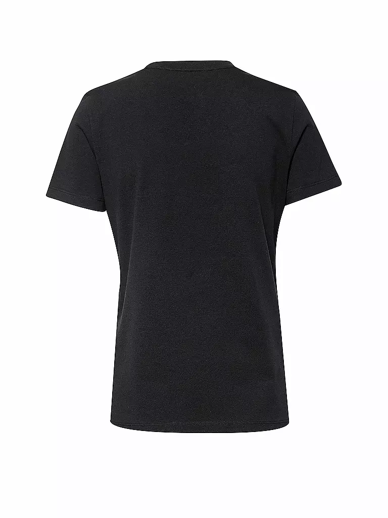 TOMMY HILFIGER | T-Shirt Regular Fit  | schwarz