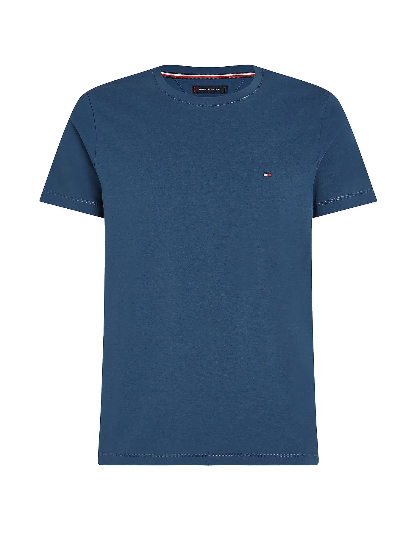TOMMY HILFIGER | T-Shirt Slim Fit | blau