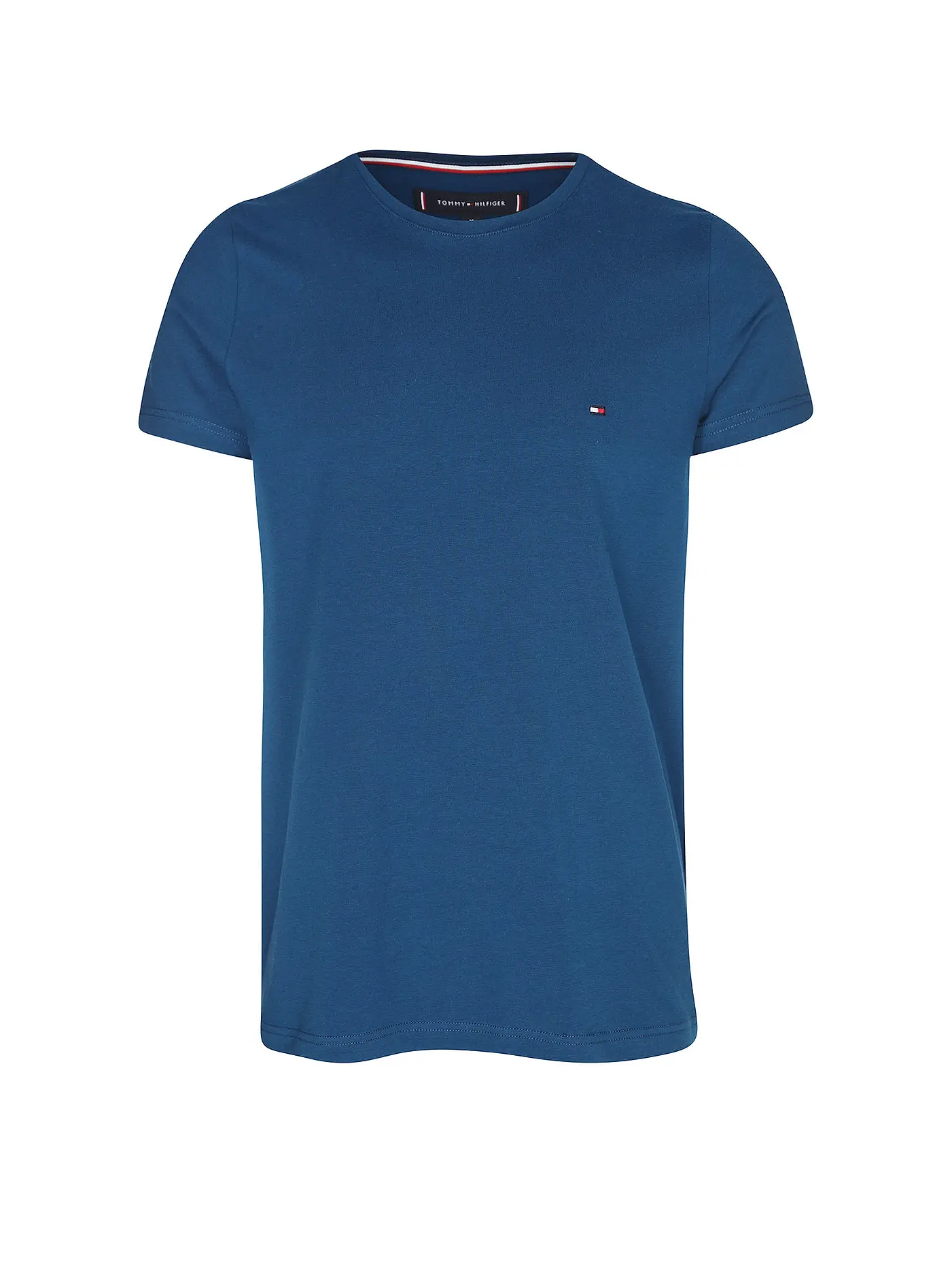 TOMMY HILFIGER | T-Shirt Slim Fit | blau