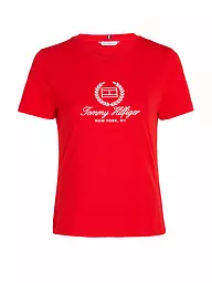 TOMMY HILFIGER | T-Shirt Slim Fit | Rot