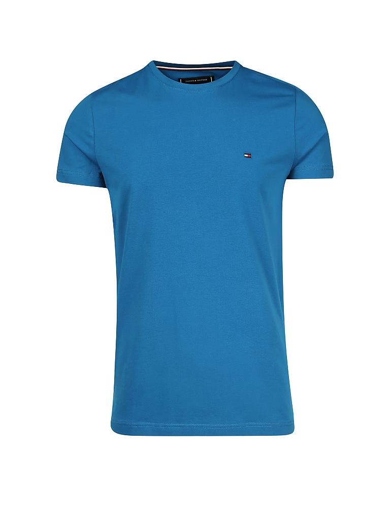 TOMMY HILFIGER | T-Shirt Slim Fit | blau