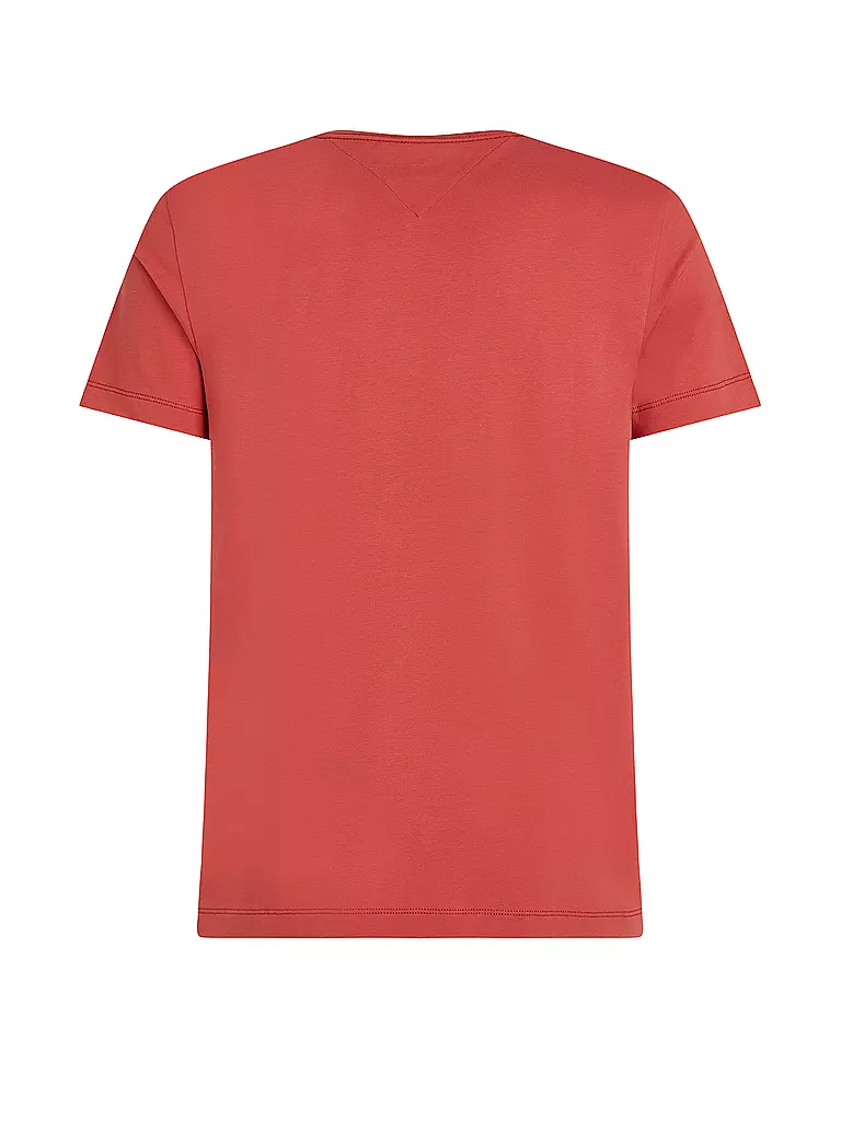 TOMMY HILFIGER | T-Shirt Slim Fit | rot