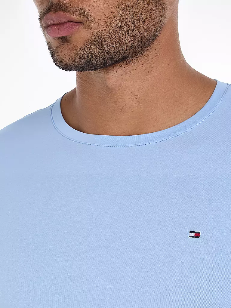 TOMMY HILFIGER | T-Shirt Slim Fit | hellblau
