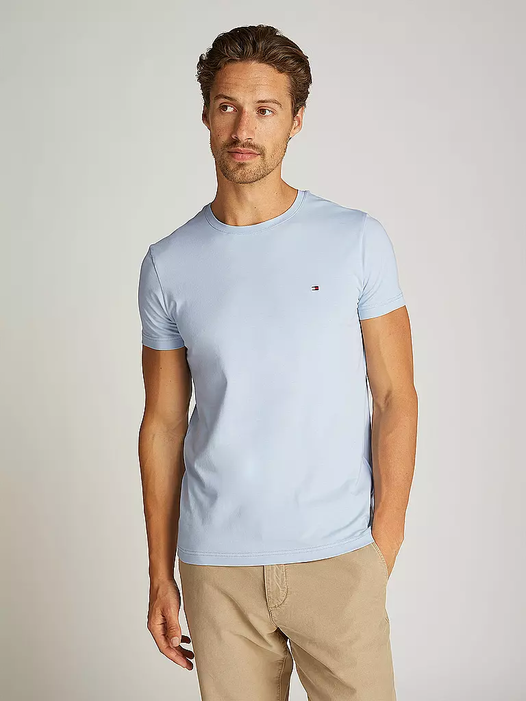 TOMMY HILFIGER | T-Shirt Slim Fit | grün