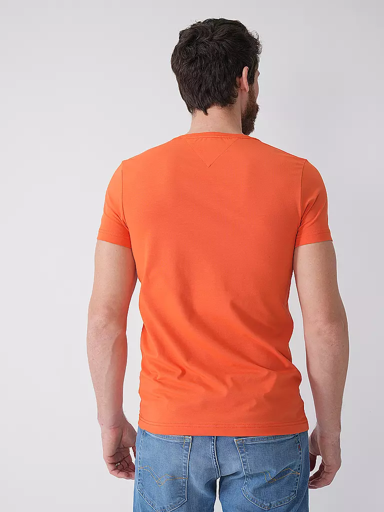 TOMMY HILFIGER | T-Shirt Slim Fit | grün