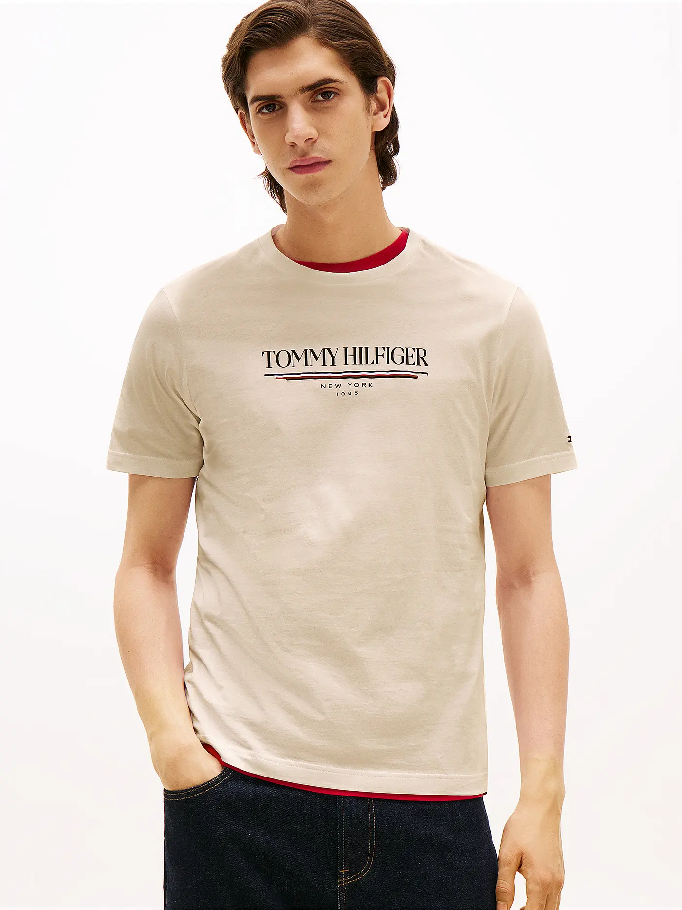 TOMMY HILFIGER | T-Shirt | beige