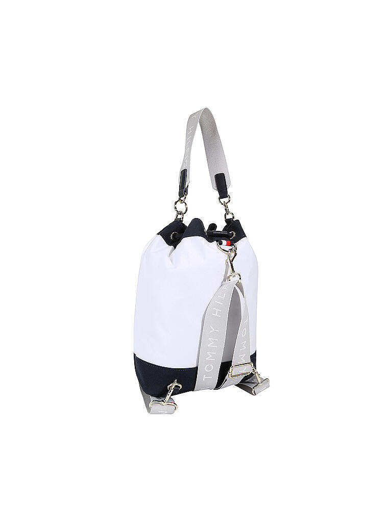 TOMMY HILFIGER | Tasche - Bucket Bag Iconic | weiß