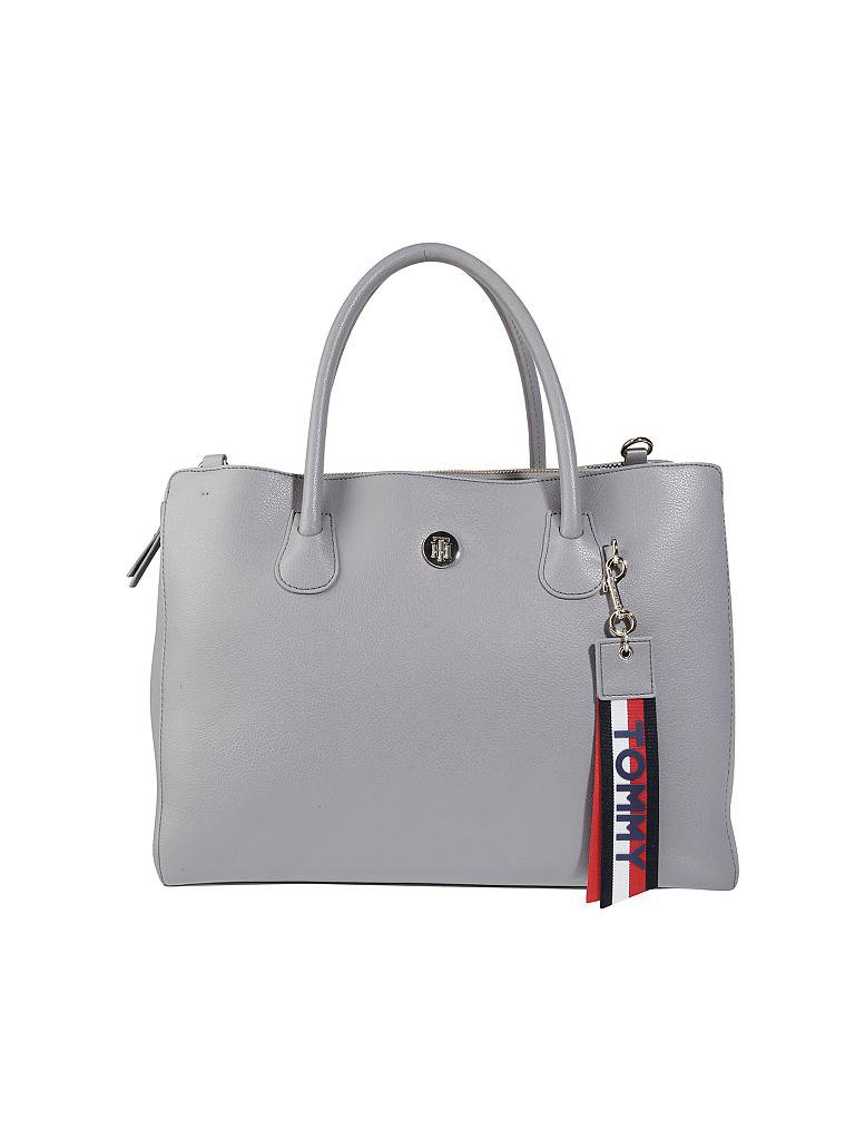 TOMMY HILFIGER | Tasche - Henkeltasche "Charming" | grau