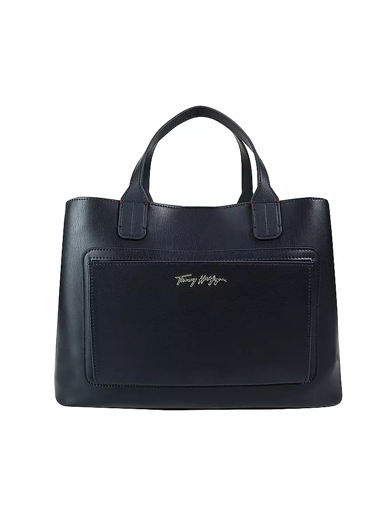 TOMMY HILFIGER | Tasche - Henkeltasche Iconic Satchel  | blau