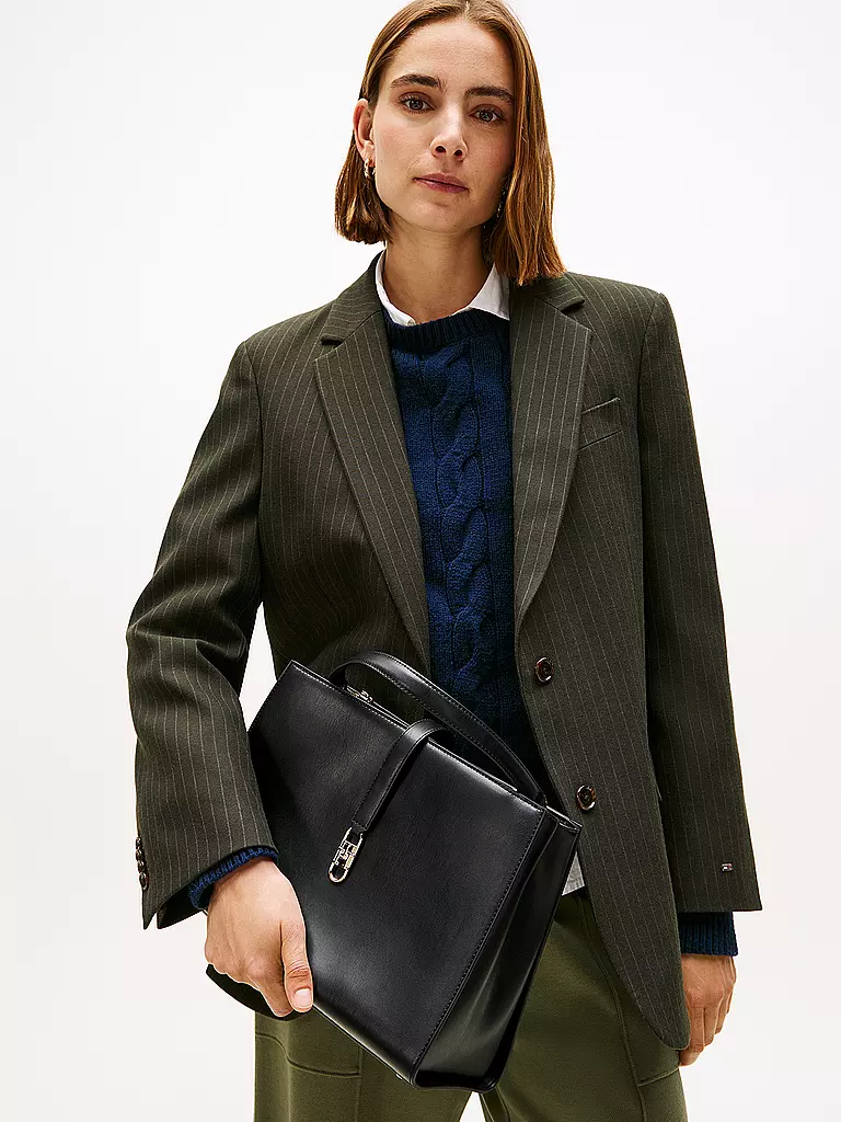 TOMMY HILFIGER | Tasche - Henkeltasche TH LIBRE Medium | schwarz