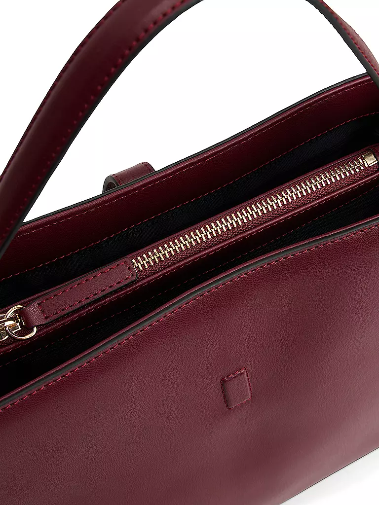 TOMMY HILFIGER | Tasche - Henkeltasche TH LIBRE Medium | dunkelrot