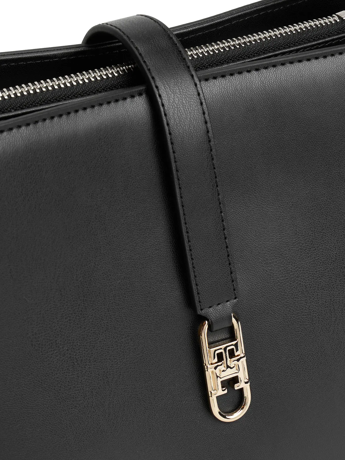 TOMMY HILFIGER | Tasche - Henkeltasche TH LIBRE Medium | schwarz