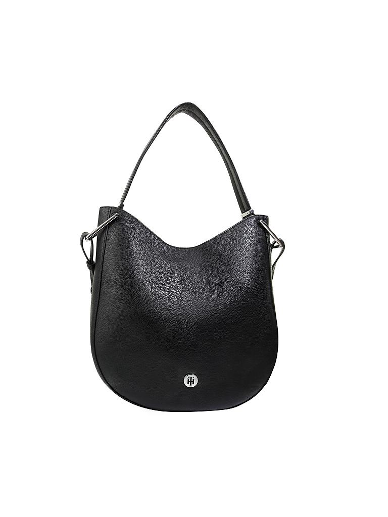 TOMMY HILFIGER | Tasche - Hobo-Bag "TH Core" | schwarz