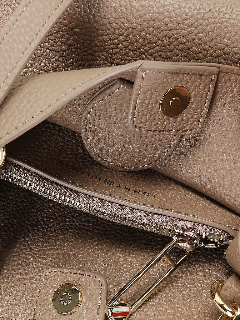 TOMMY HILFIGER | Tasche - Mini Bag TH EMBLEM CROSSOVER | beige