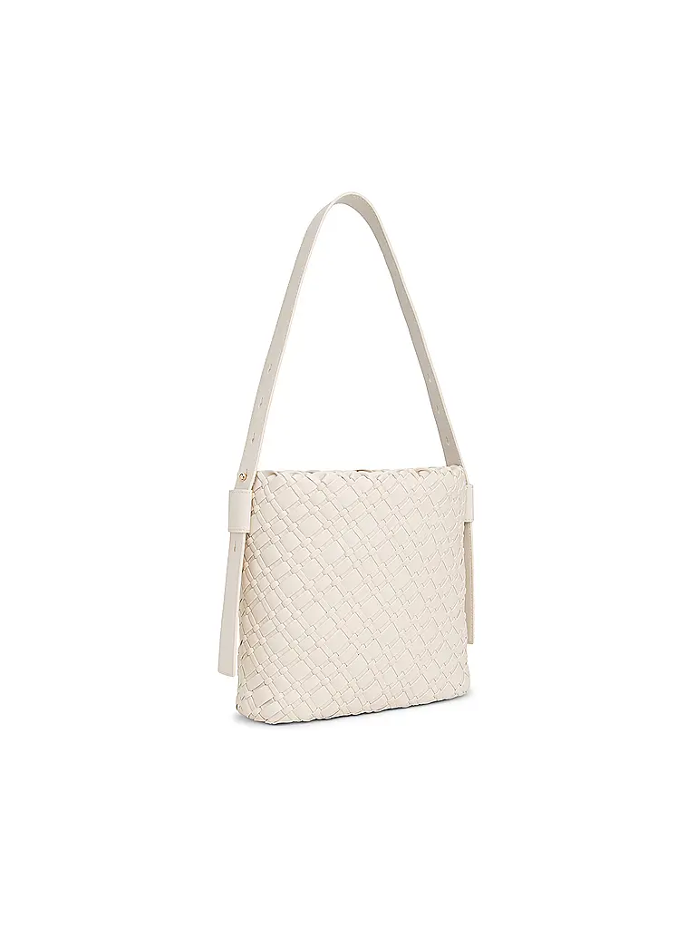 TOMMY HILFIGER | Tasche - Schultertasche TH BRAIDED | Creme