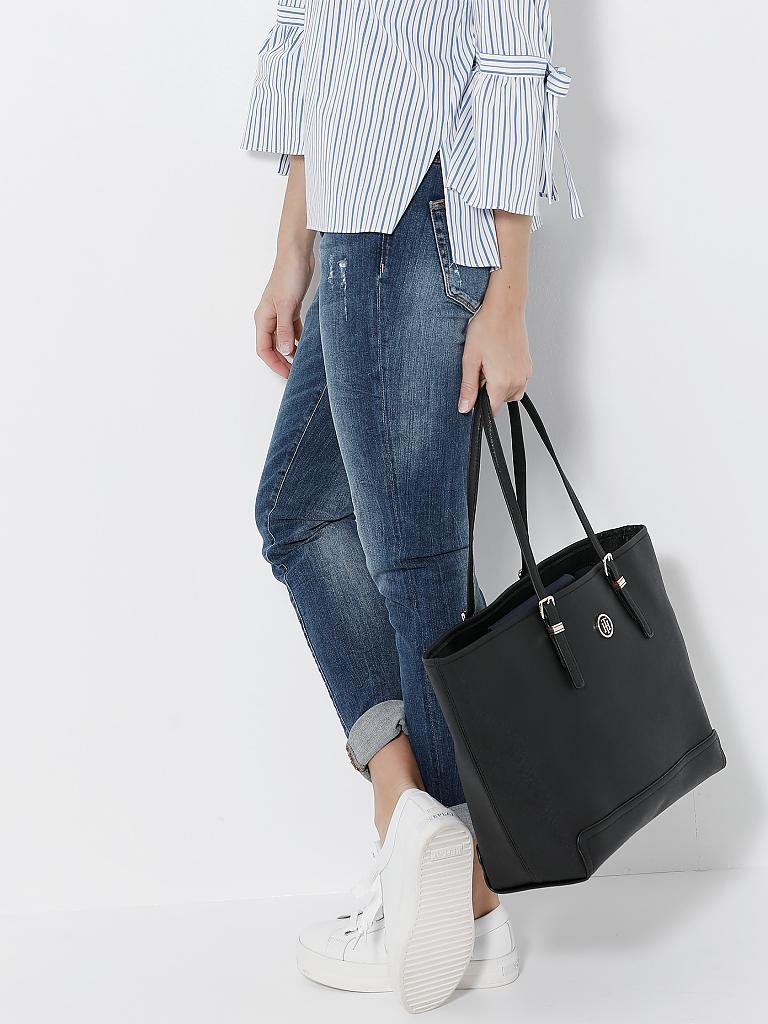 TOMMY HILFIGER | Tasche - Shopper "Honey" | schwarz