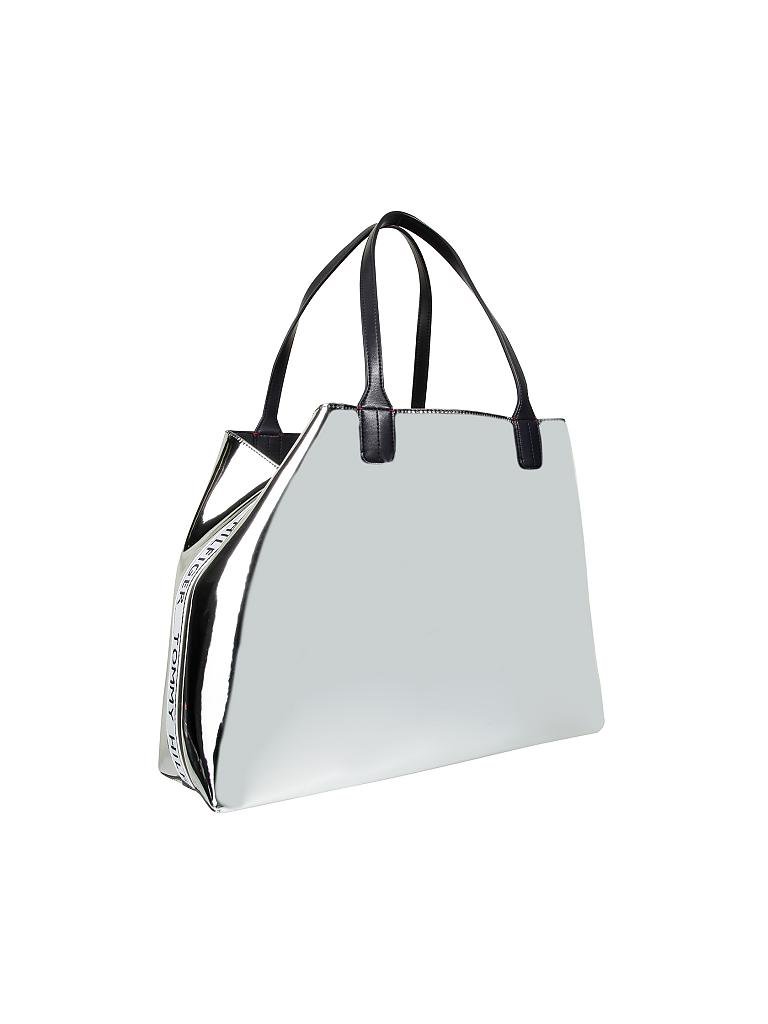 TOMMY HILFIGER | Tasche - Shopper "Iconic" | silber