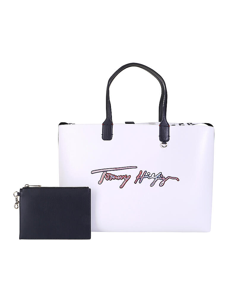TOMMY HILFIGER | Tasche - Shopper Iconic  | weiß