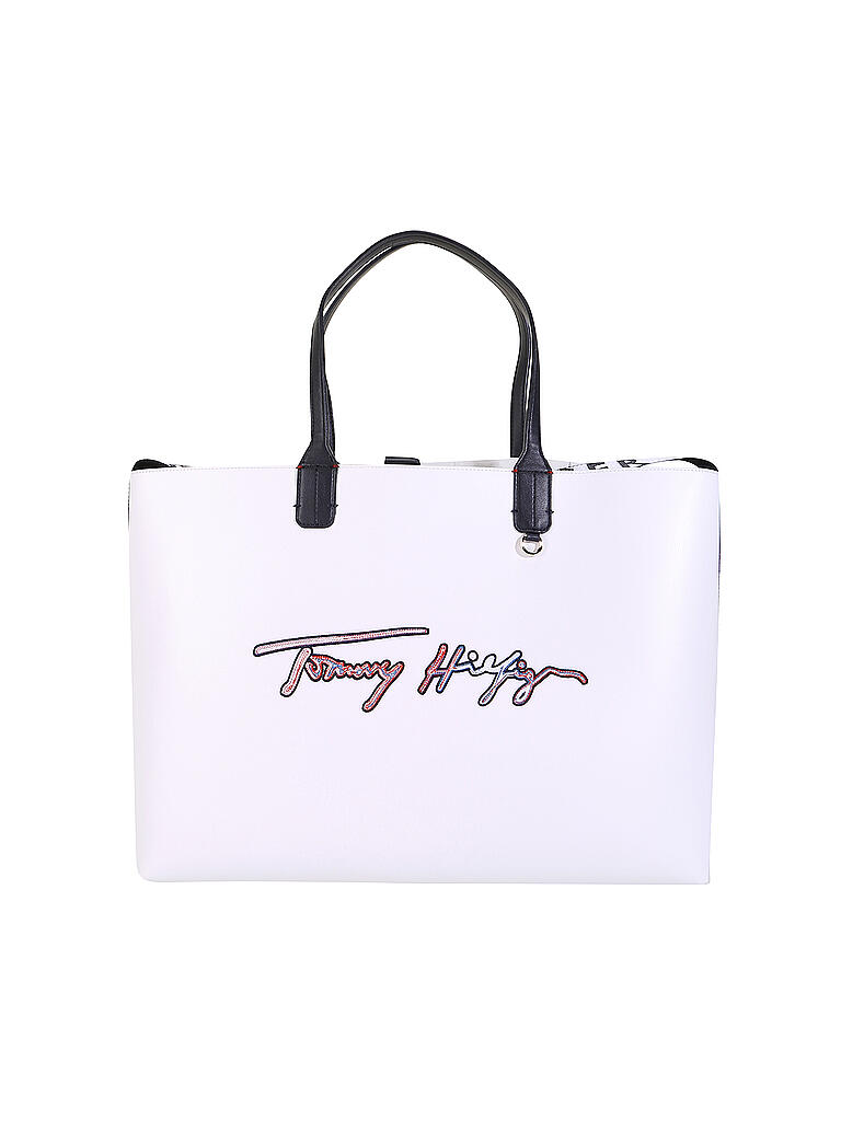 TOMMY HILFIGER | Tasche - Shopper Iconic  | weiß