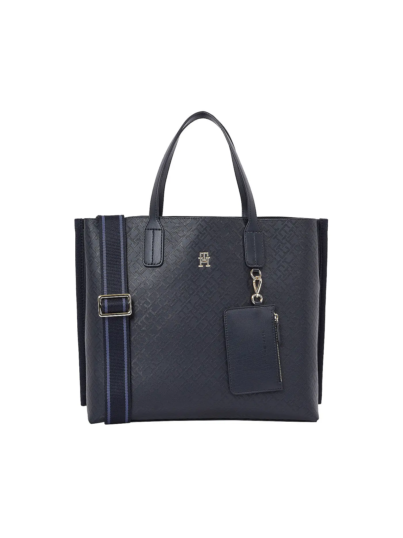 TOMMY HILFIGER | Tasche - Shopper TH DISTINCT  | dunkelblau