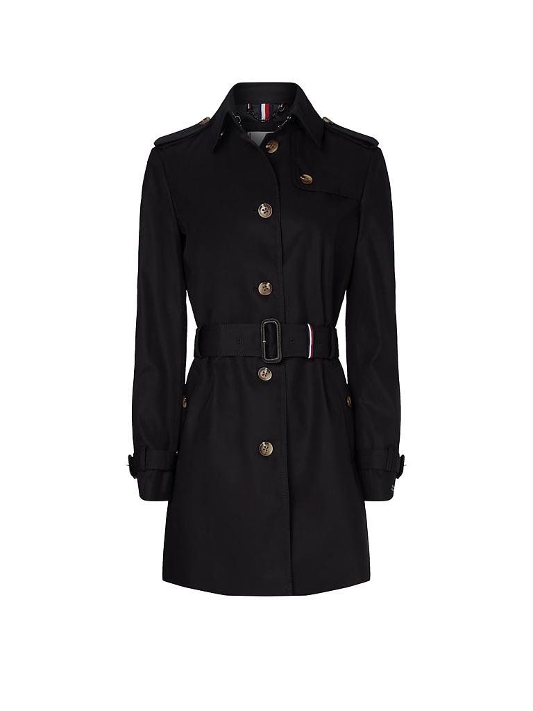 TOMMY HILFIGER | Trenchcoat | schwarz