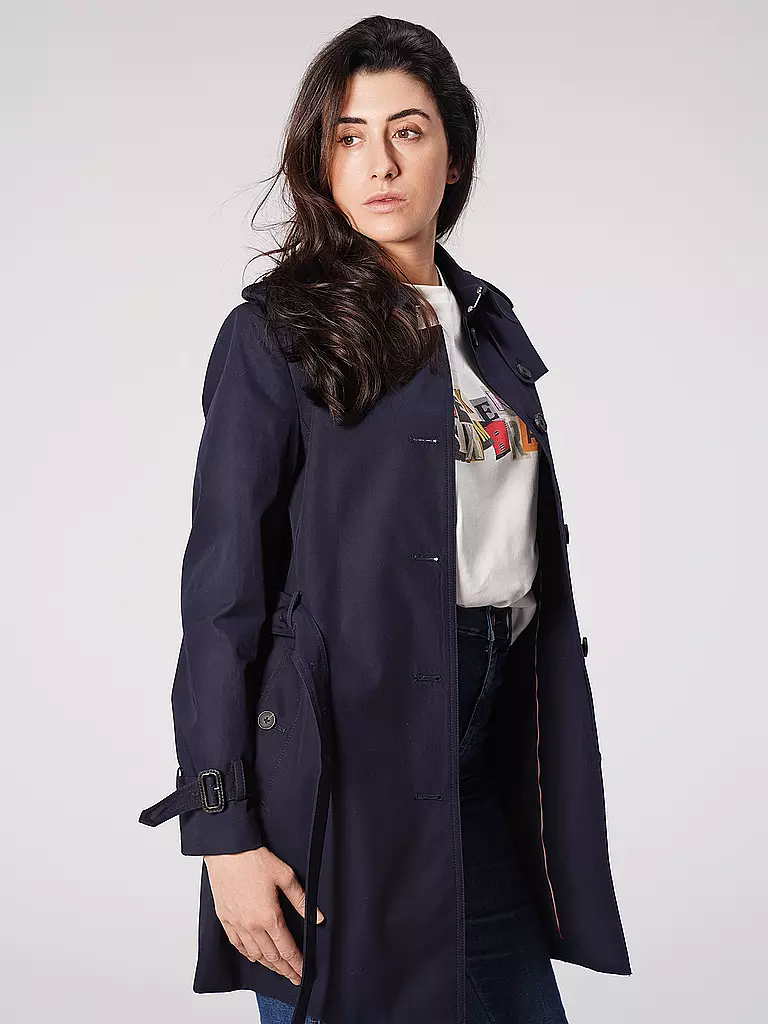 TOMMY HILFIGER | Trenchcoat | blau