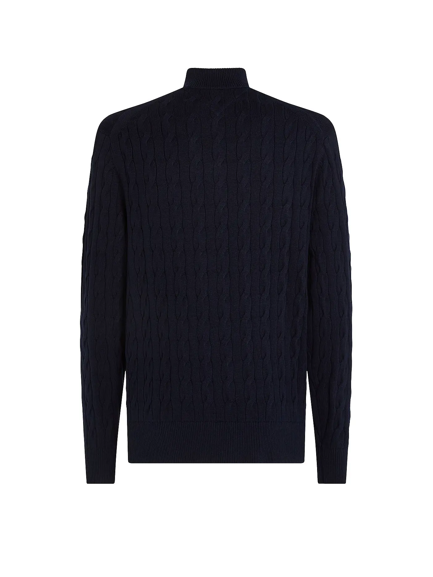 TOMMY HILFIGER | Troyer Pullover | blau