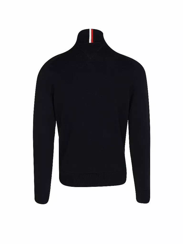 TOMMY HILFIGER | Troyer Pullover | blau