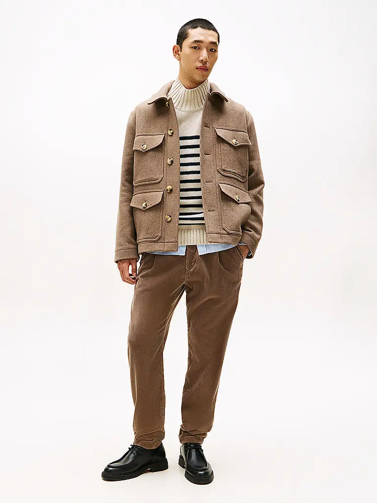 TOMMY HILFIGER | Wolljacke | beige