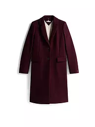 TOMMY HILFIGER | Wollmantel | dunkelrot