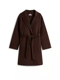 TOMMY HILFIGER | Wollmantel | braun