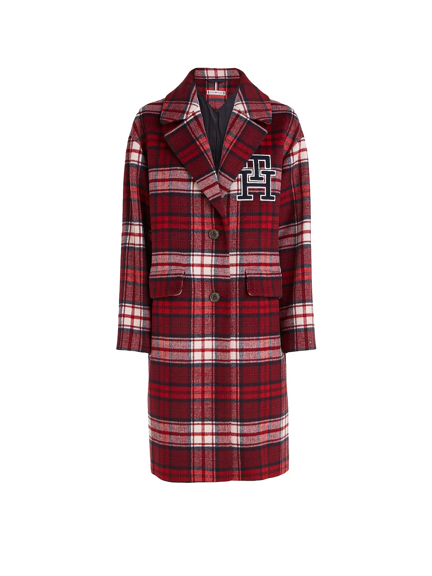 TOMMY HILFIGER | Wollmantel | rot