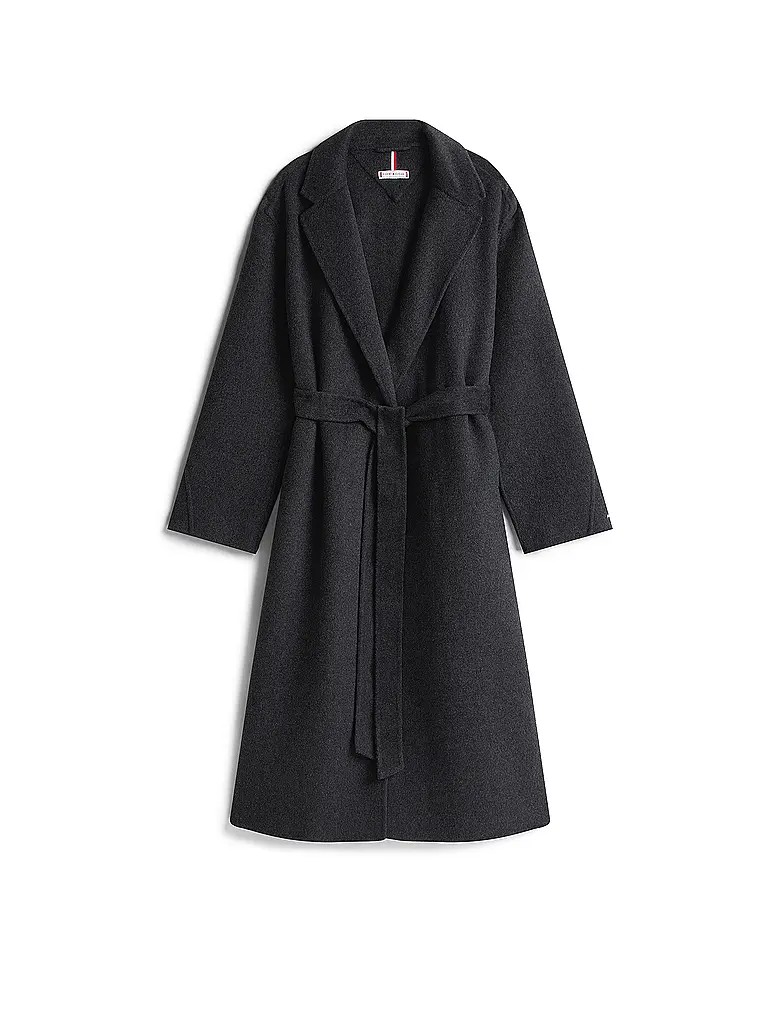 TOMMY HILFIGER | Wollmantel | grau