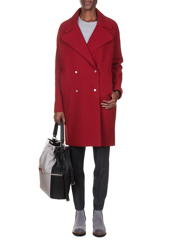 TOMMY HILFIGER | Wollmantel | rot