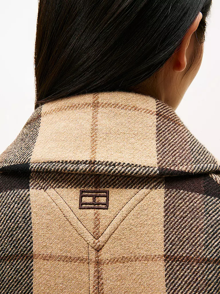 TOMMY HILFIGER | Wollmantel | braun