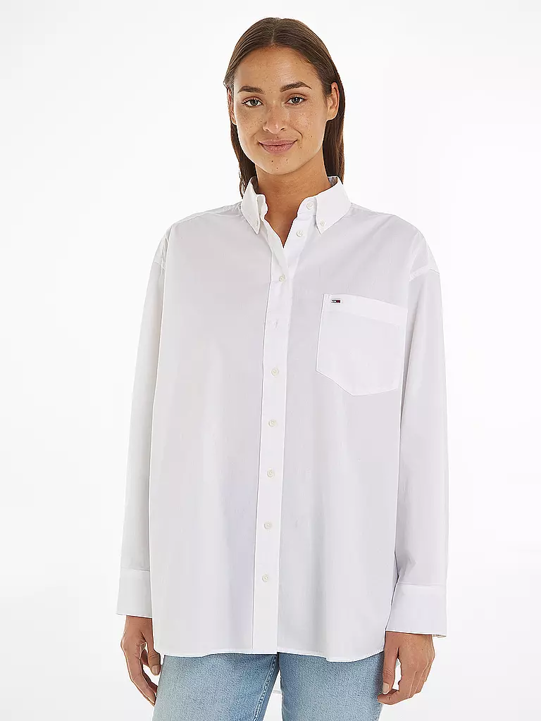 TOMMY JEANS | Bluse | weiss