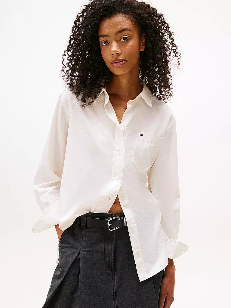 TOMMY JEANS | Bluse | weiss
