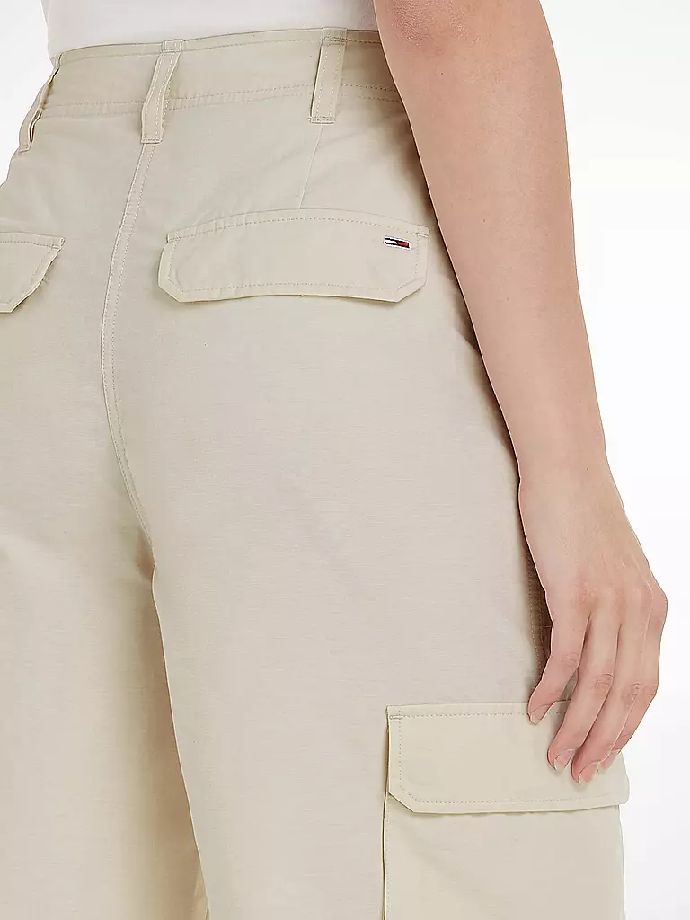 TOMMY JEANS | Cargohose  | creme