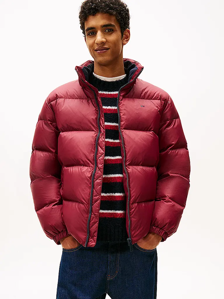 TOMMY JEANS | Daunenjacke  ESSENTIAL | dunkelrot