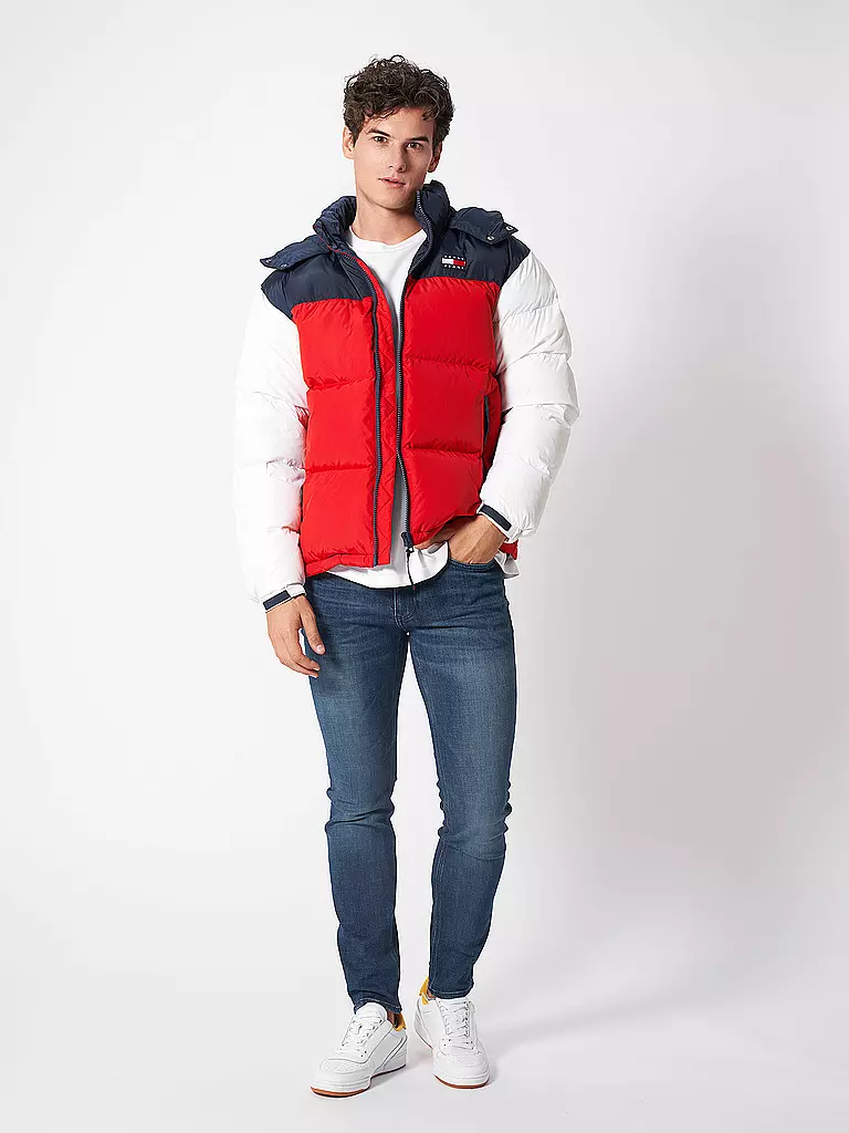 TOMMY JEANS | Daunenjacke ALASKA | rot