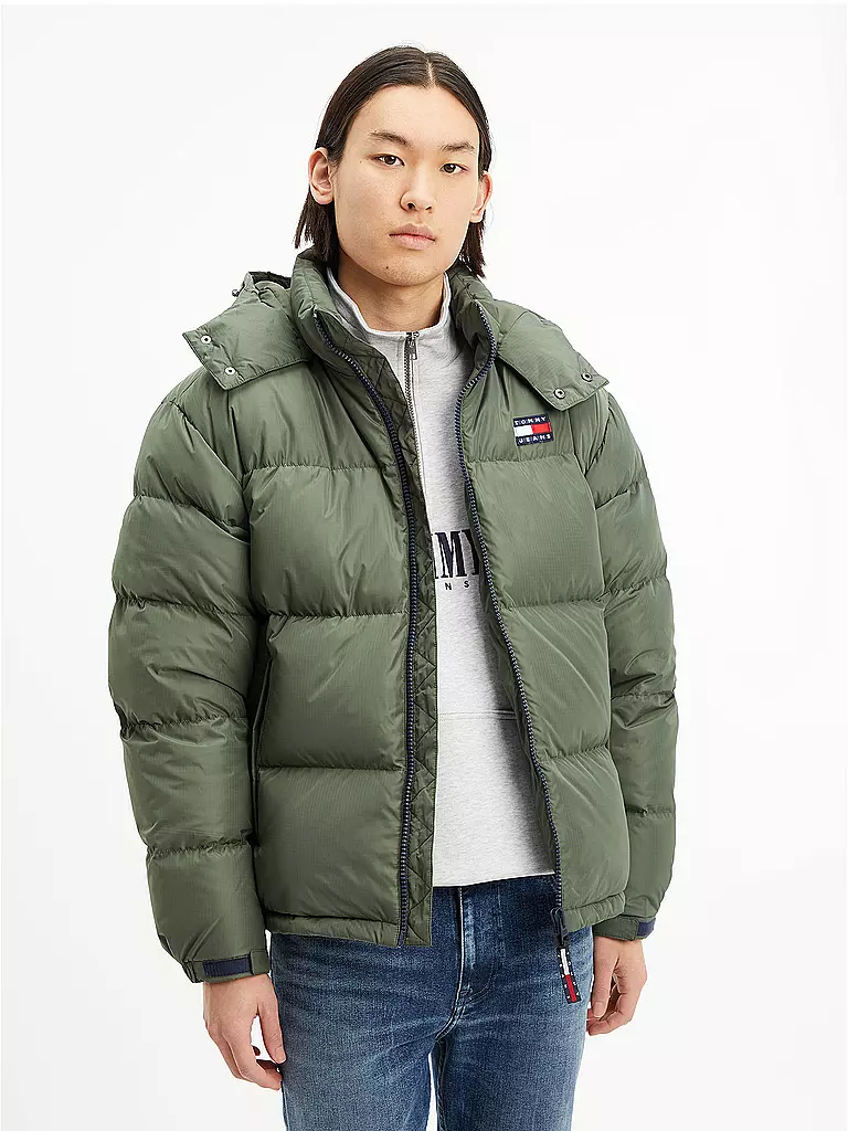 TOMMY JEANS | Daunenjacke ALASKA | grün