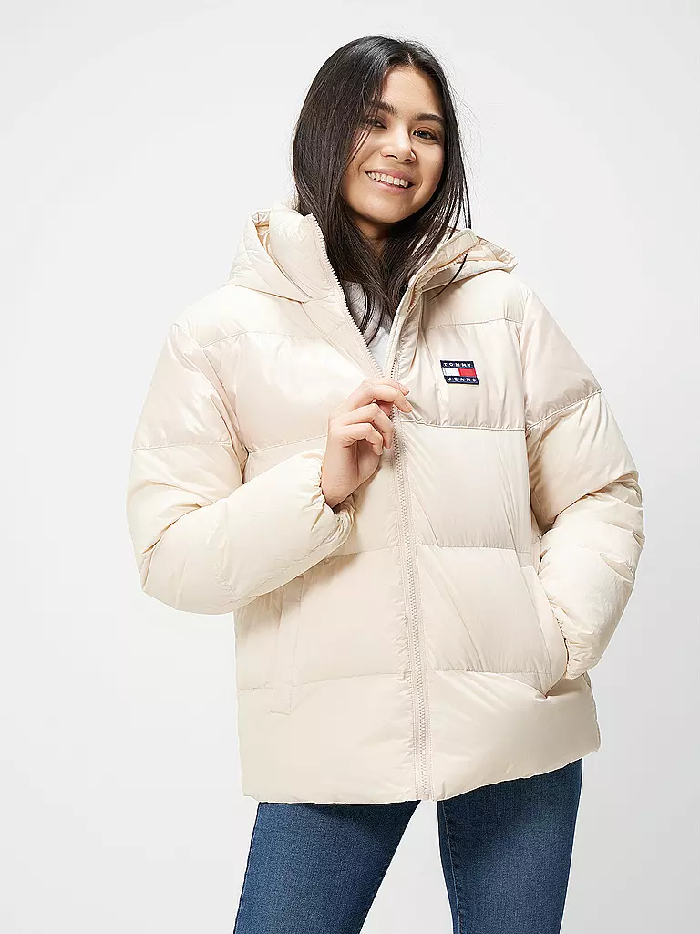 TOMMY JEANS | Daunenjacke Hood | beige