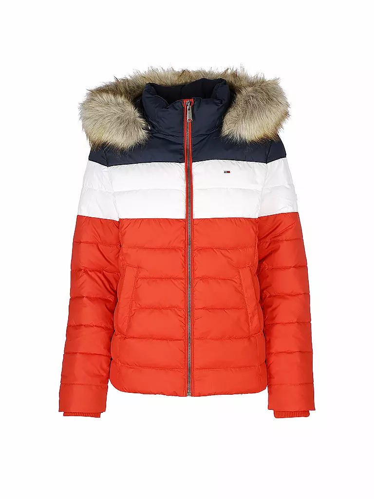 TOMMY JEANS | Daunenjacke Martina | rot