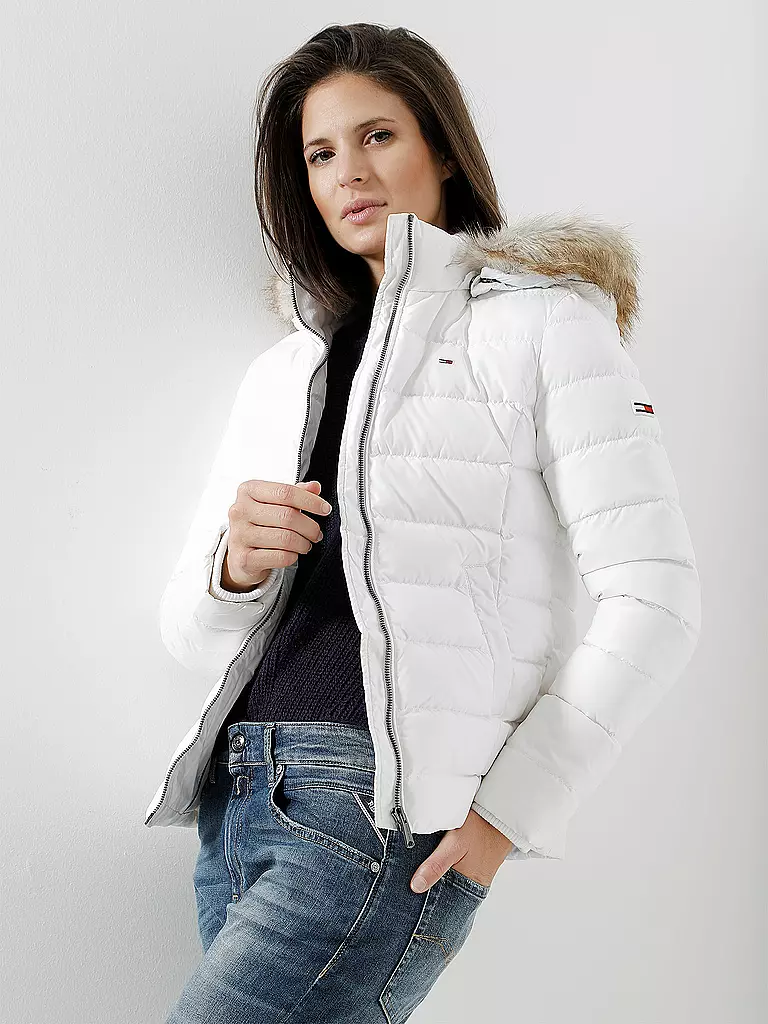 TOMMY JEANS | Daunenjacke Martina | weiss